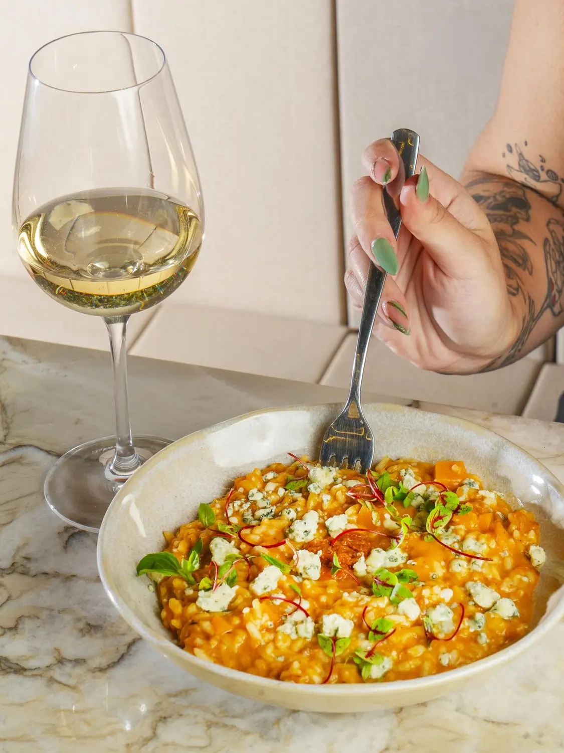 Risoto cremoso da Bio Bakery